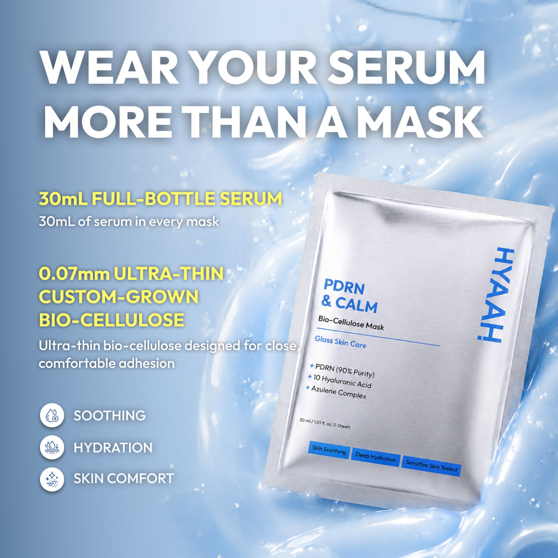 PDRN Calm Biocellulose Mask Set