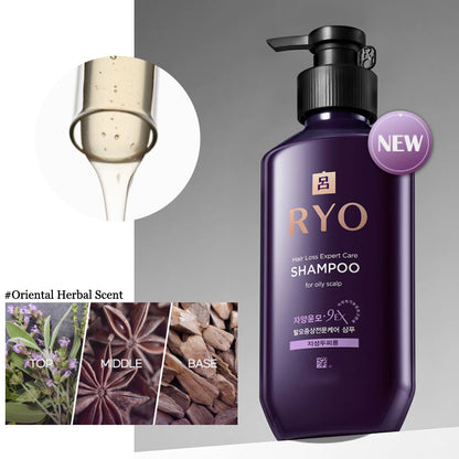 Hair Loss Expert Care 9EX Shampoo (Oily Scalp) [400ml]