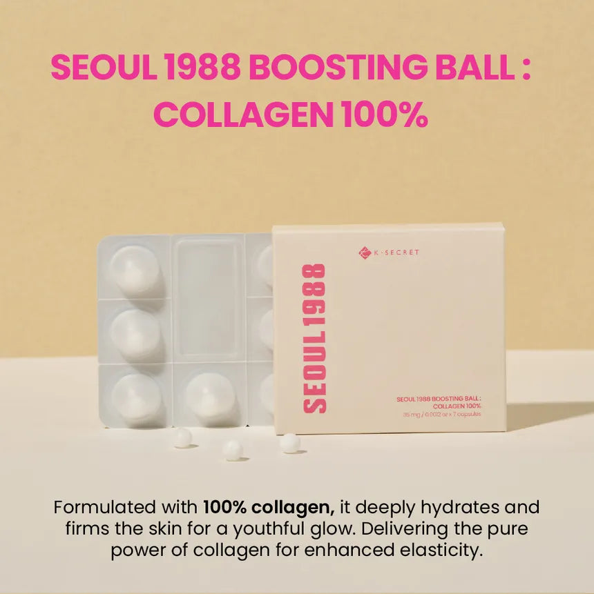 SEOUL 1988 Boosting Ball: 100% Collagen [7 Capsules]