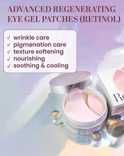 Retinol Patchs Gel Contour des Yeux Régénérants Avancés