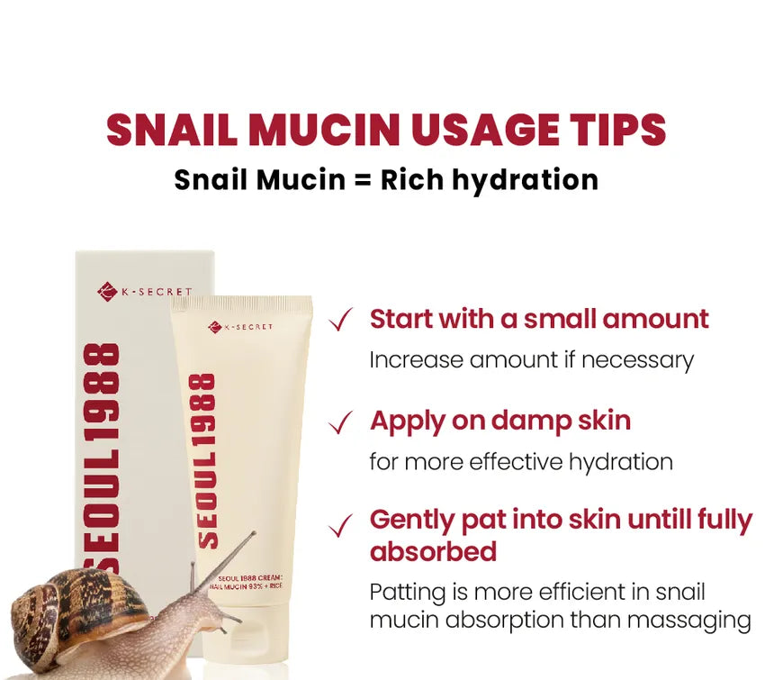 SEOUL 1988 Crème : Mucine d&