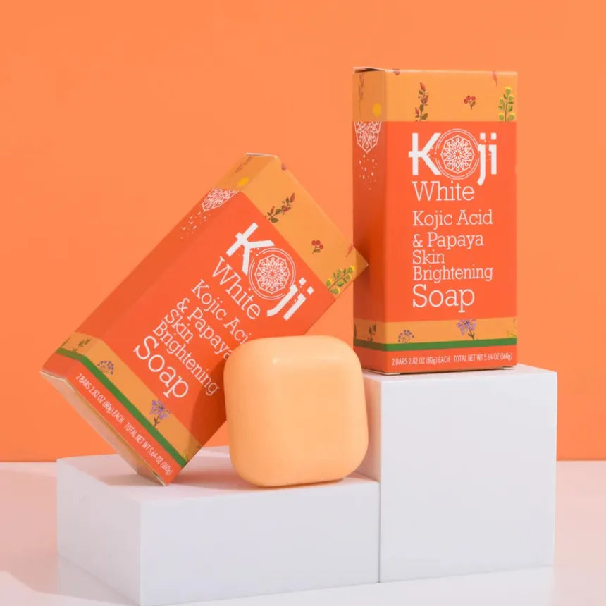 Kojic Acid &amp; Papaya Skin Brightening Soap [80g x2]
