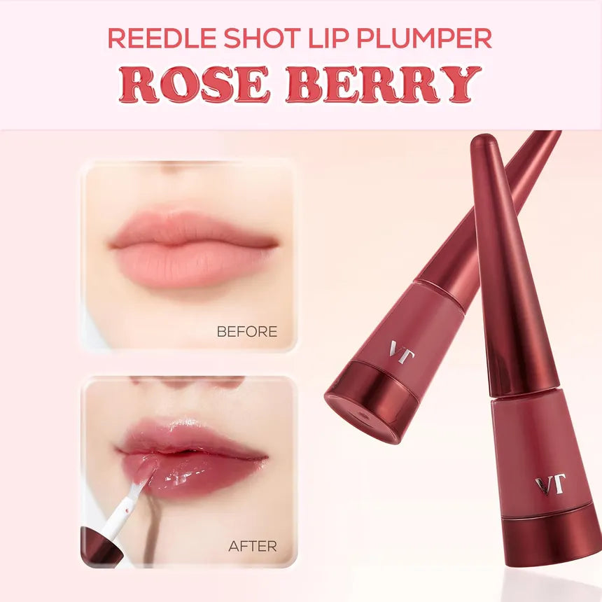 Reedle Shot Lip Plumper Rose Berry [4.6g]