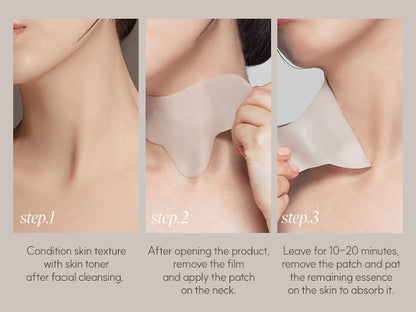 [MARSHIQUE] Wrinkle Repair Hydrogel Neck Patch [4 Stück]