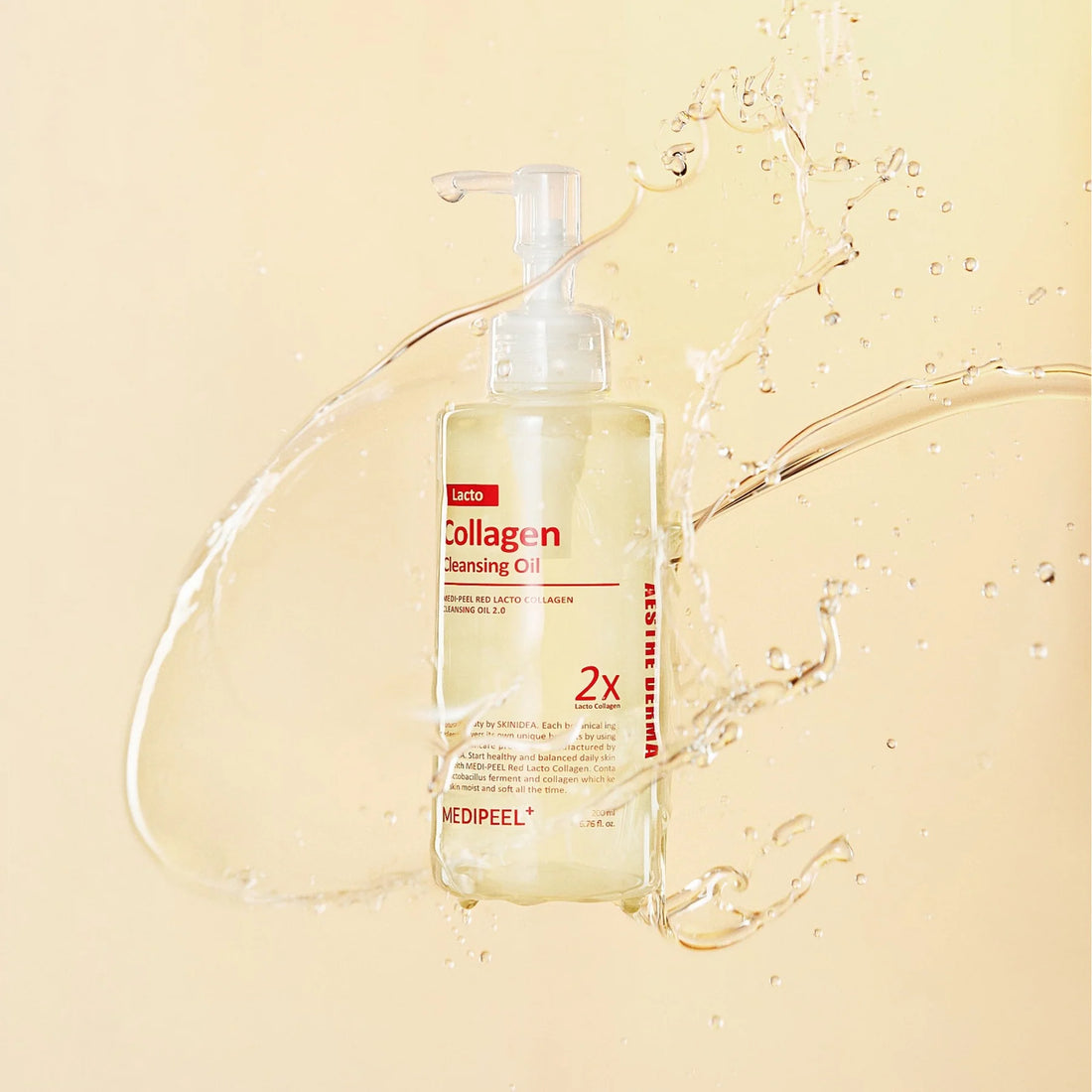 [MEDI-PEEL] Red Lacto Collagen Cleansing Oil 2.0 [200ml]