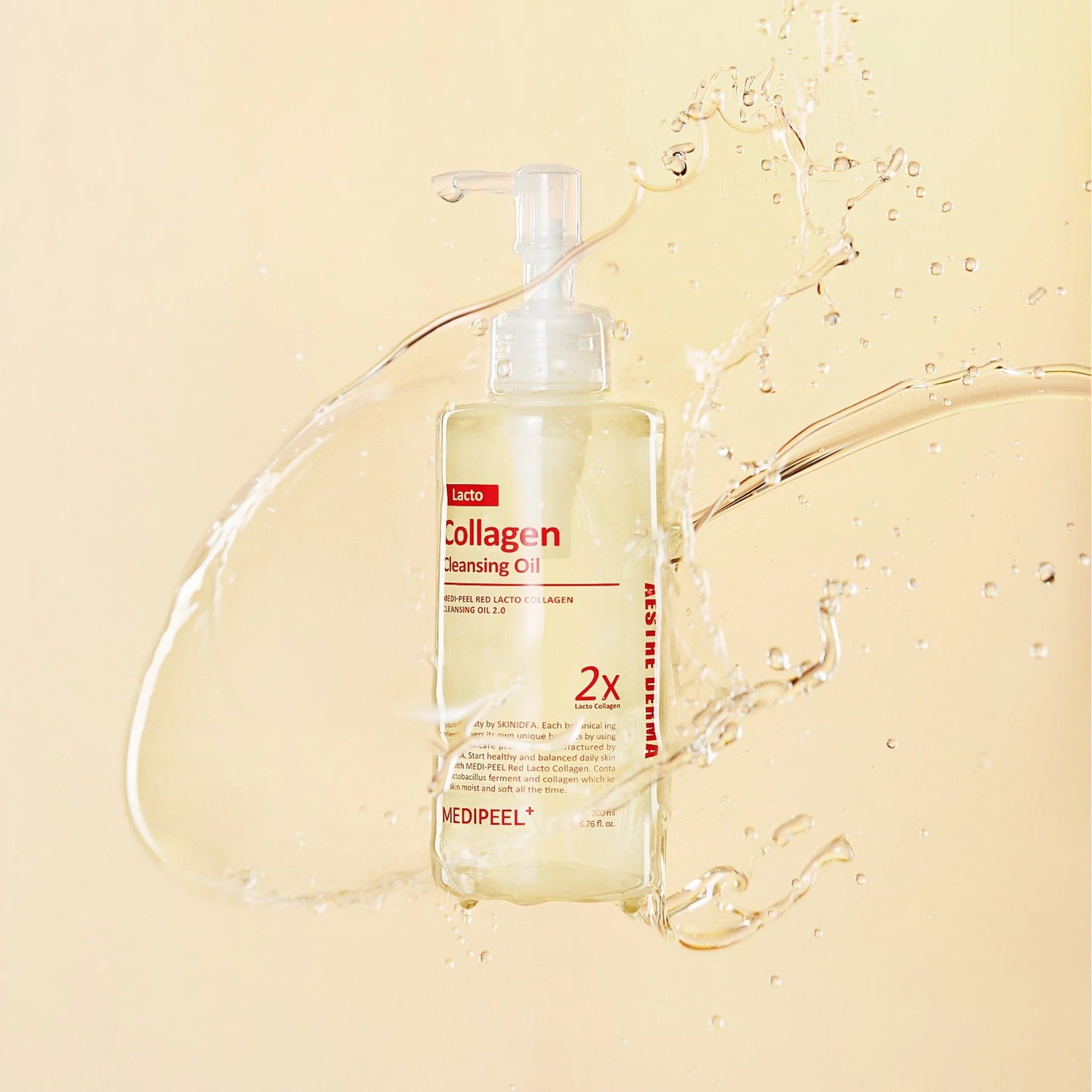 [MEDI-PEEL] Red Lacto Collagen Cleansing Oil 2.0 [200ml]