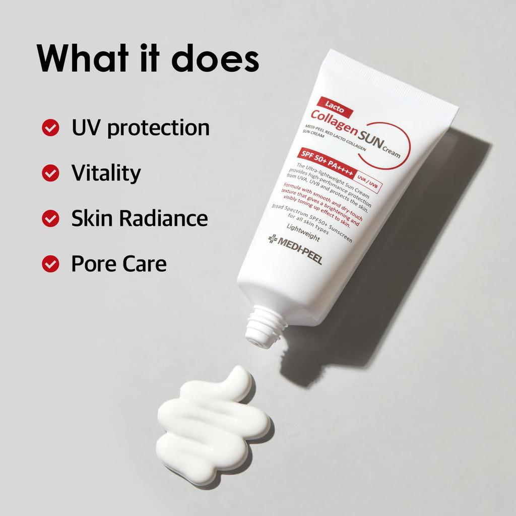 [MEDI-PEEL] Red Lacto Collagen Pore Lifting Sun Screen [50g]