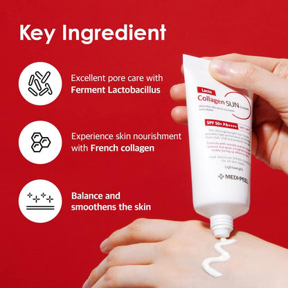 [MEDI-PEEL] Red Lacto Collagen Pore Lifting Sun Screen [50g]