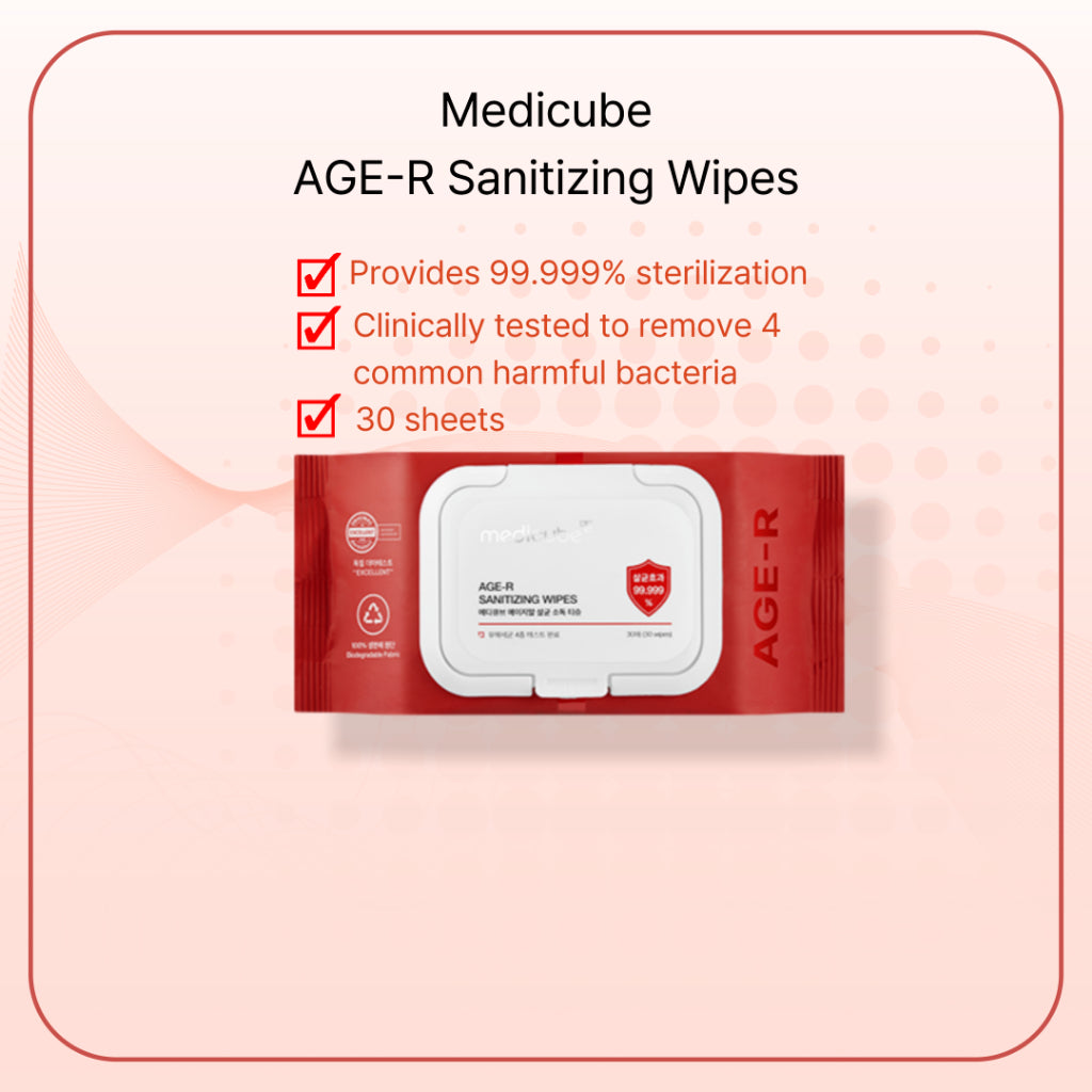 AGE-R Sanitizing Wipes [30 Wipes]