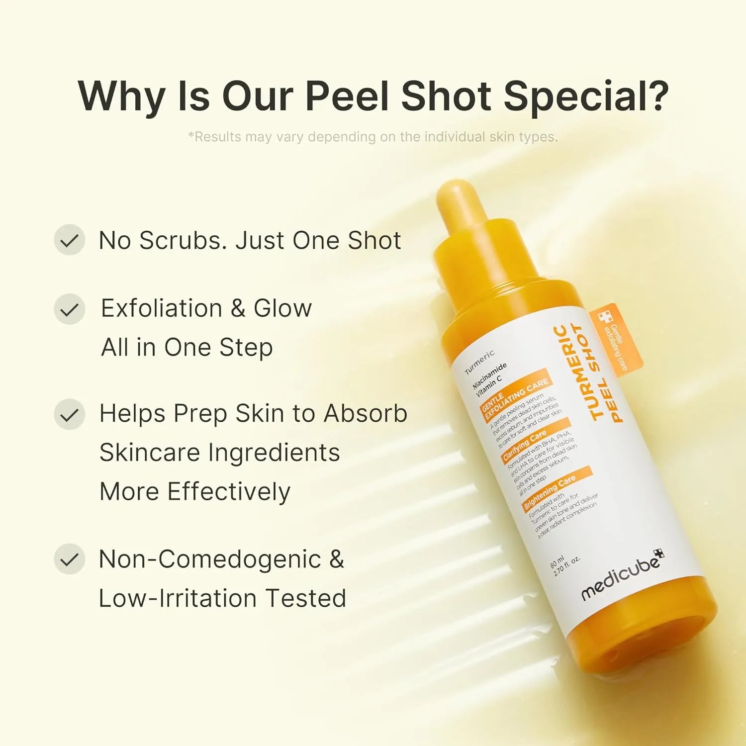 Kojic Acid Turmeric Peel Shot [80ml]