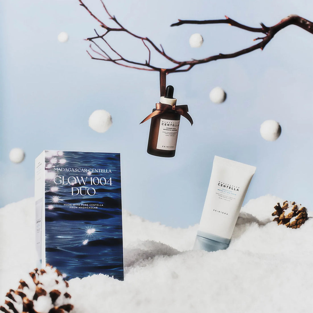 Coffret Duo Centella Glow 1004 de Madagascar [2 x 50 ml]