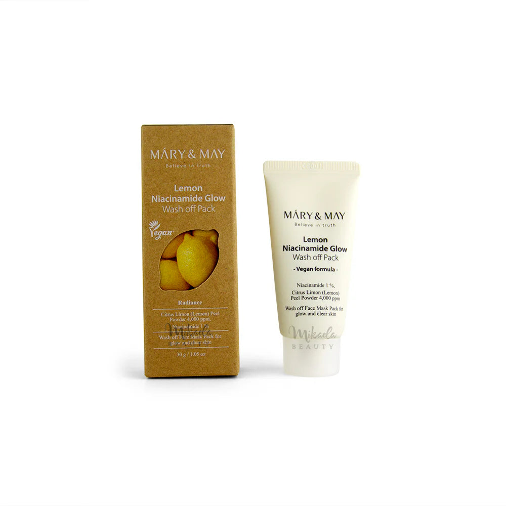 Lemon Niacinamide Glow Wash Off Mask Pack