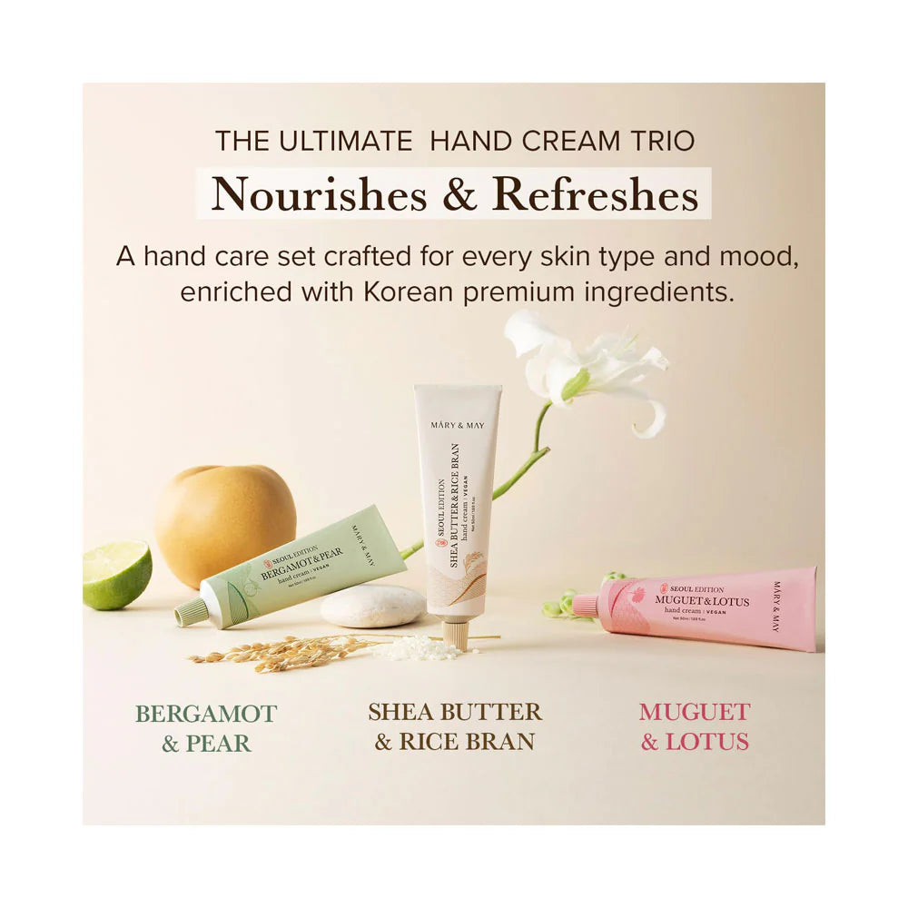 Coffret Trio de Crèmes Mains Édition Séoul [3 pièces]