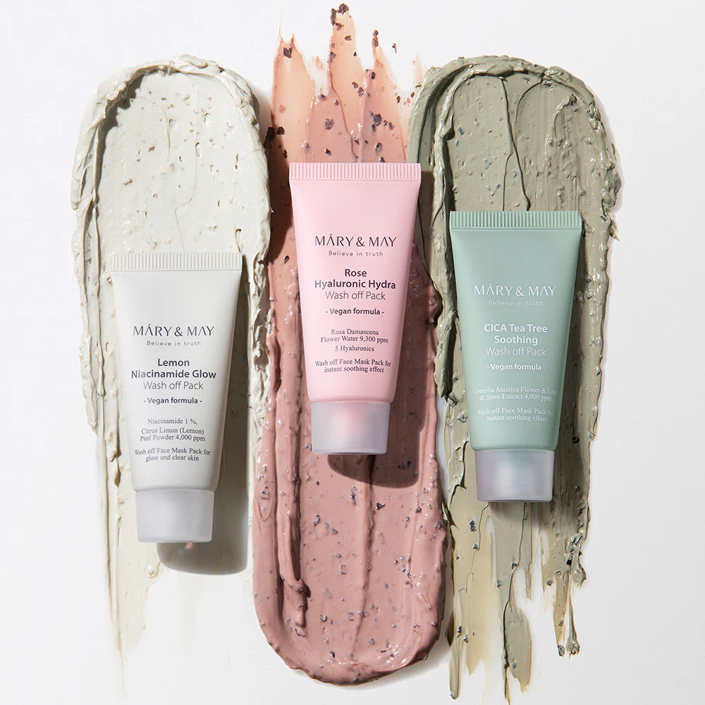 Vegan Wash Off Mask Mini Gift Set [5 pcs]