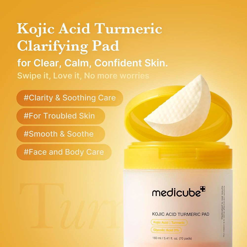 Kojic Acid Turmeric Pad [70 Pads]
