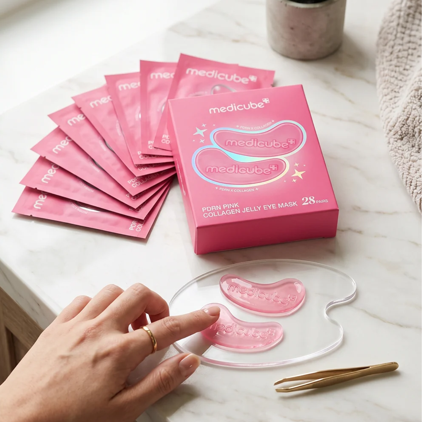 PDRN Pink Collagen Jelly Eye Mask