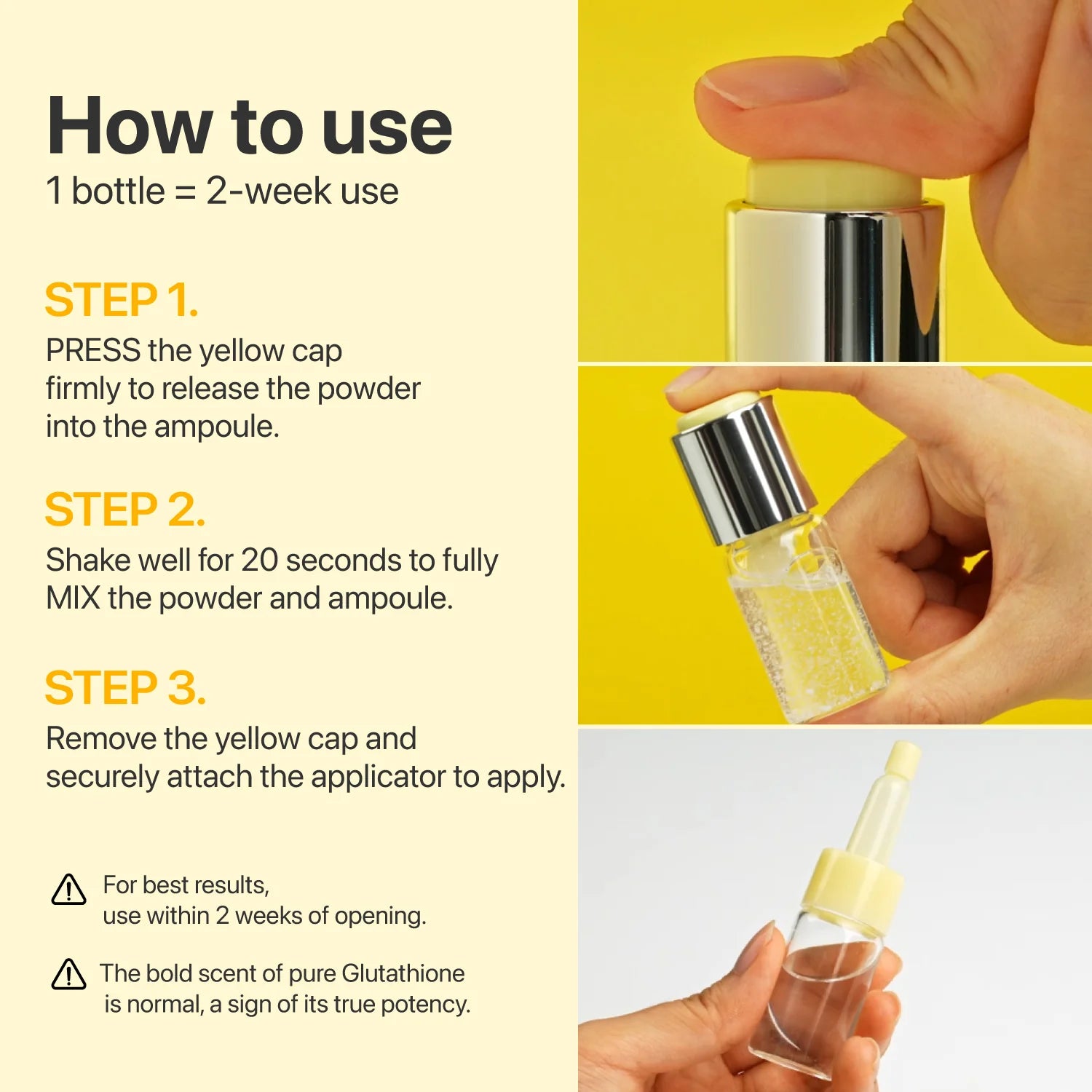 No.5 Glutathione TXA Advanced Dark Spot Ampoule Concentrate [10g+0.7g]