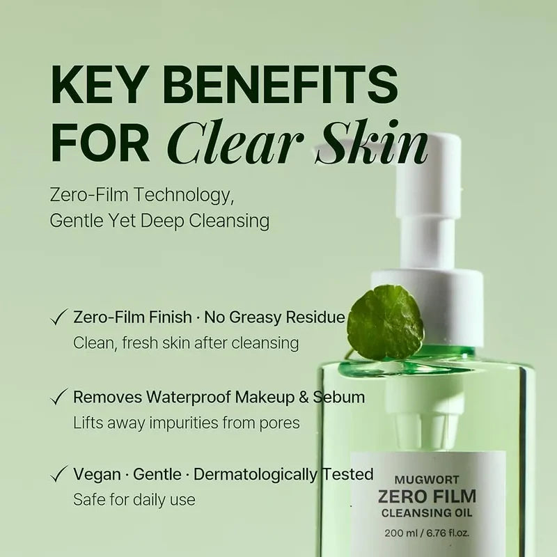 Mugwort Zero Film Cleansing Oil