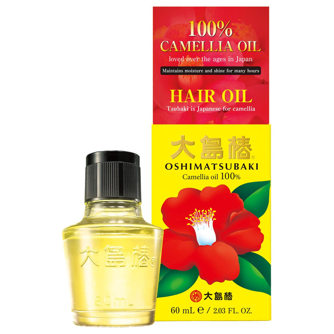 [Oshima Tsubaki] Camellia Oil [60ml]