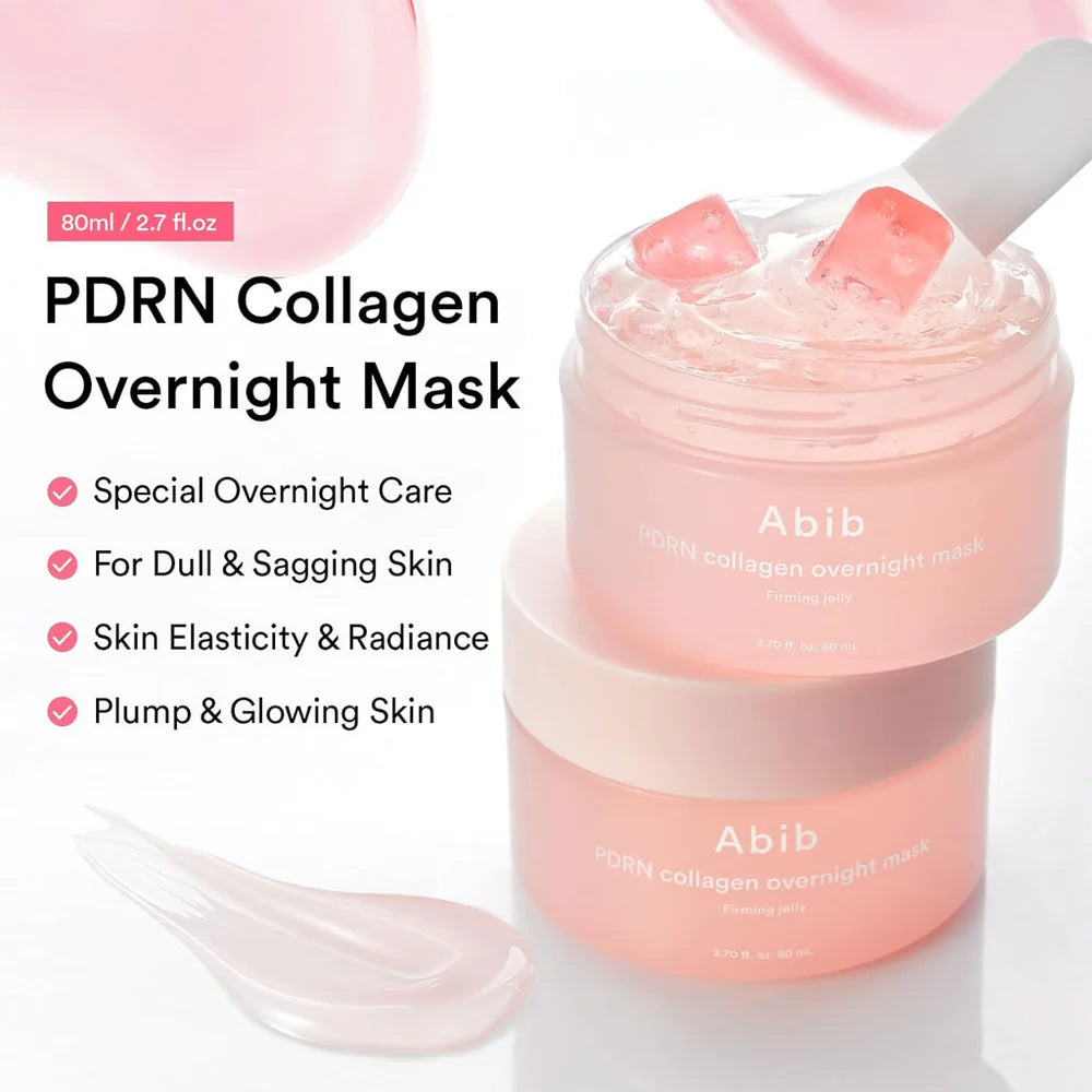 Masque de nuit au collagène PDRN Gelée raffermissante [80 ml]