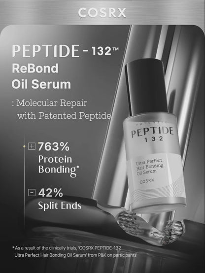 Sérum huileux liant capillaire PEPTIDE-132 Ultra Perfect [28 ml]