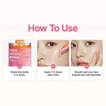 TXA 6 Niacinamide 10 Retinal Serum [30ml]
