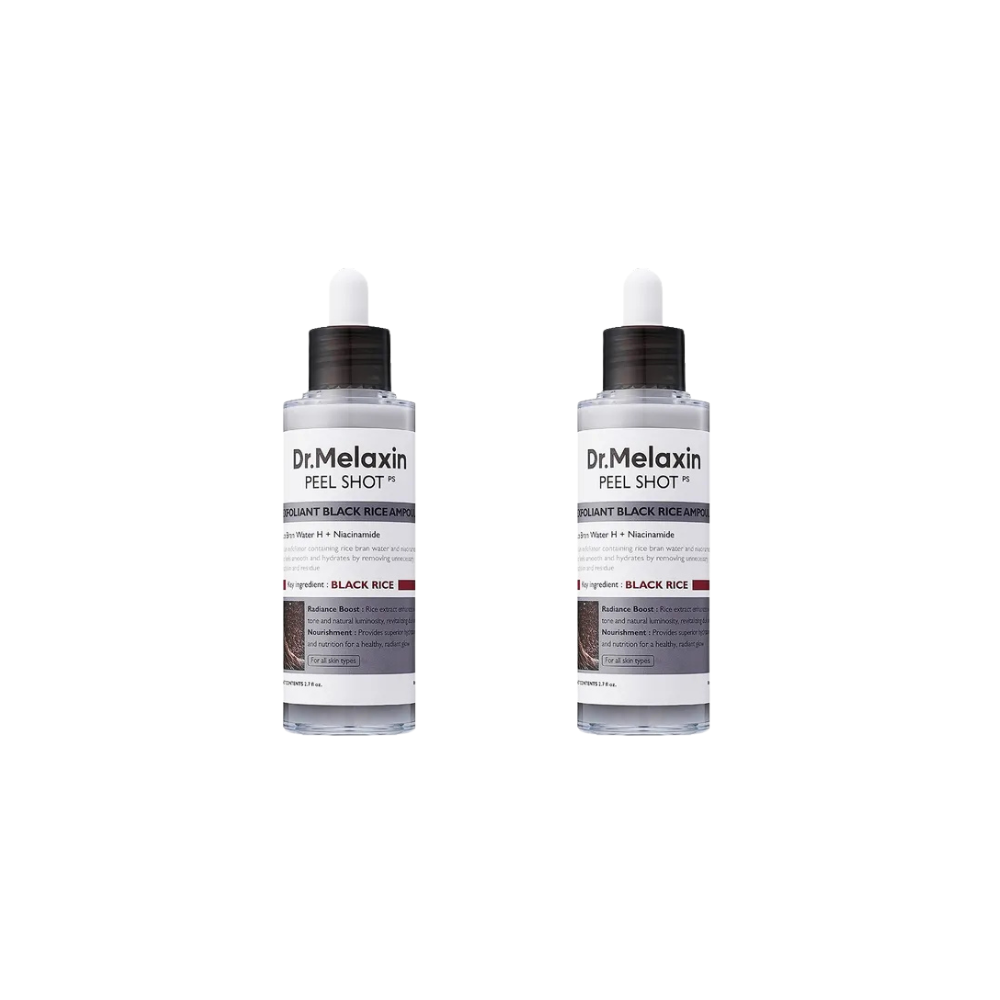 Sérum Exfoliant Coréen Dr. Melaxin - À L'extrait De Riz - Essence Hydratante Pour Peaux Ternes - Flacon Neuf