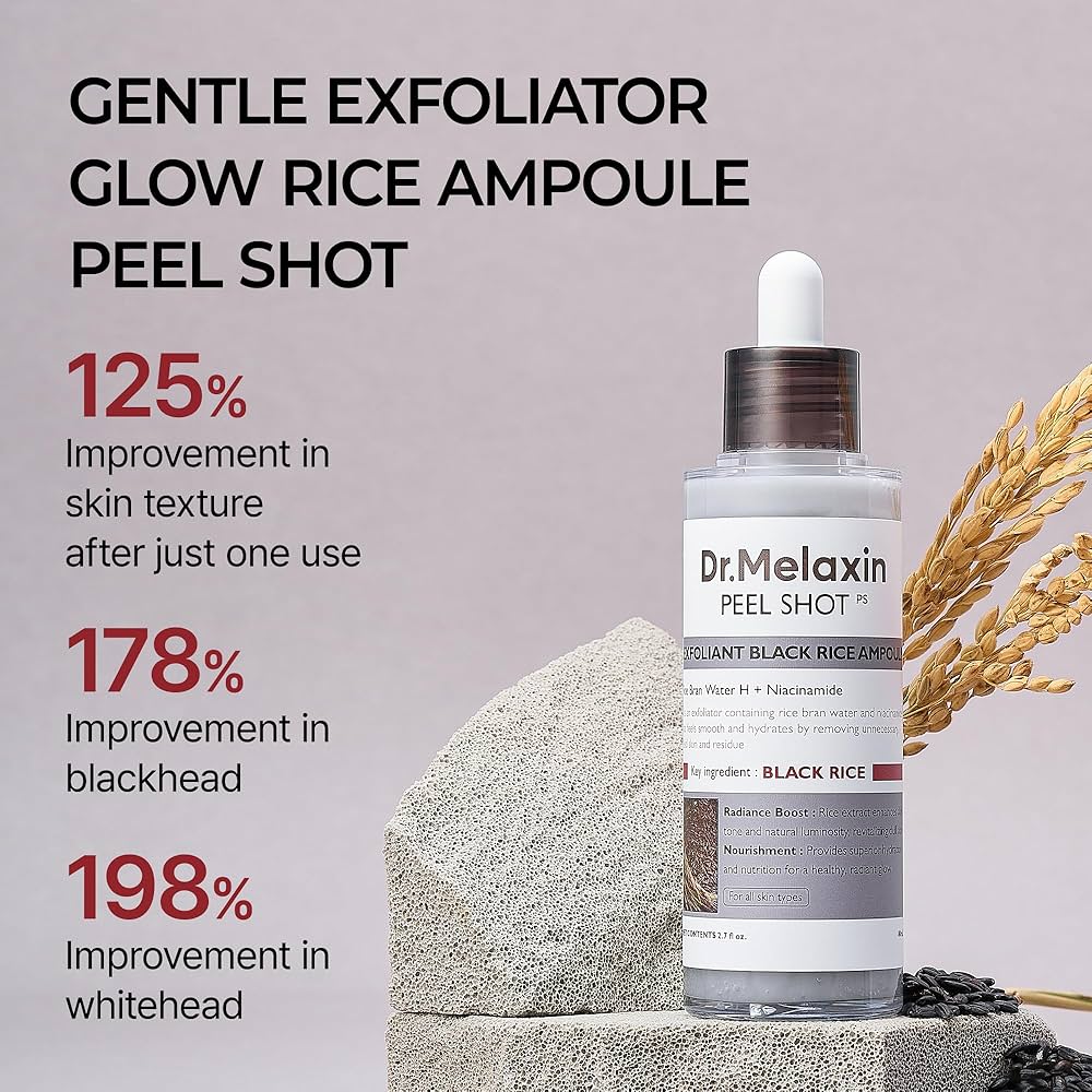 Peel Shot Exfoliant Black Rice Ampoule [80ml]