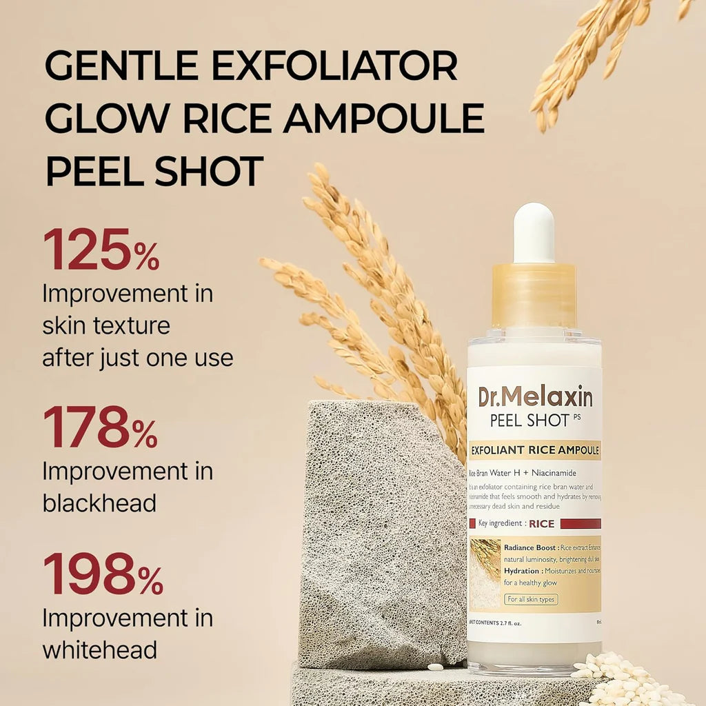 Peel Shot Exfoliant White Rice Ampoule [80ml]
