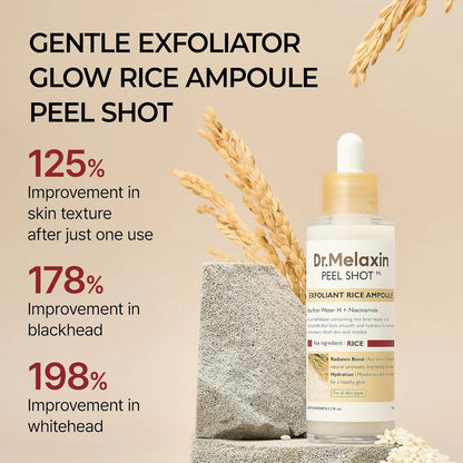 Peel Shot Exfoliant White Rice Ampoule [80ml]