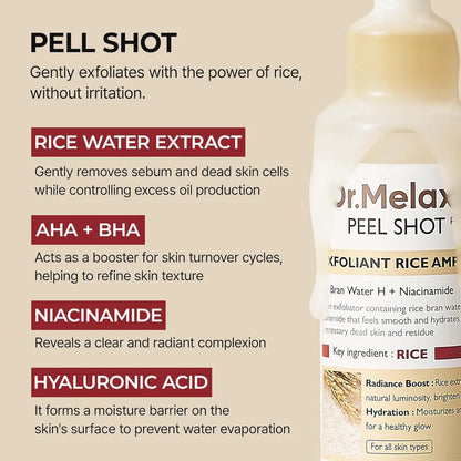 Peel Shot Exfoliant White Rice Ampoule [80ml]