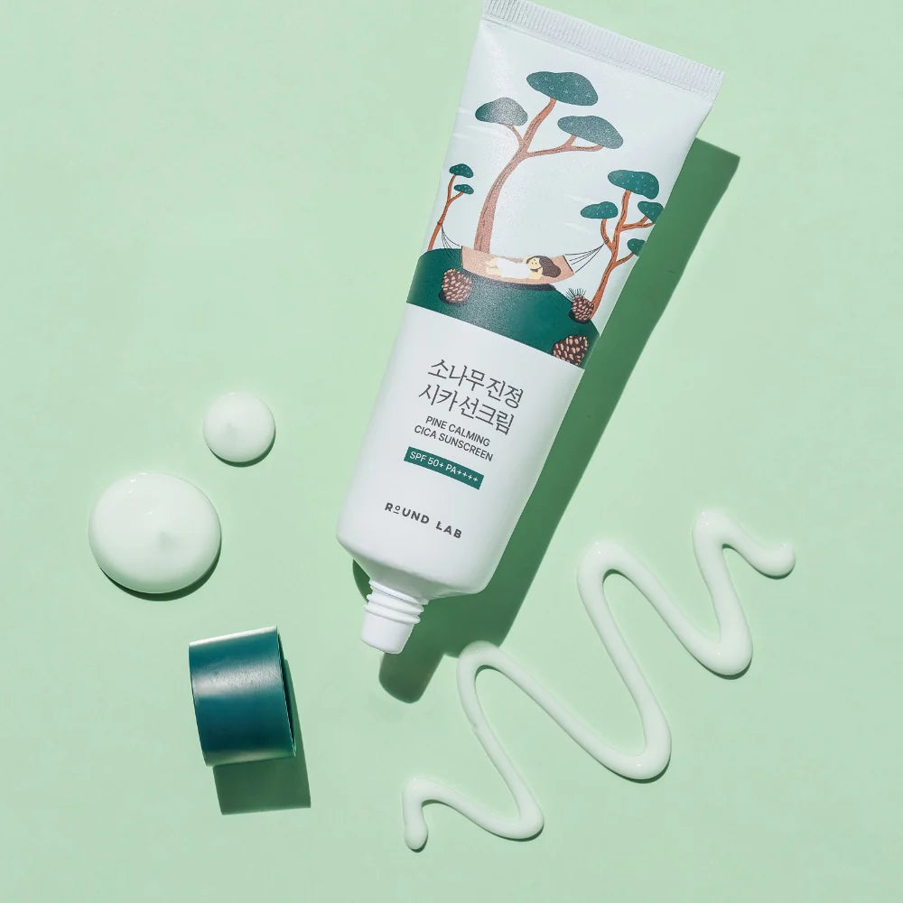 Crème solaire apaisante au pin et à la cica [40 ml]