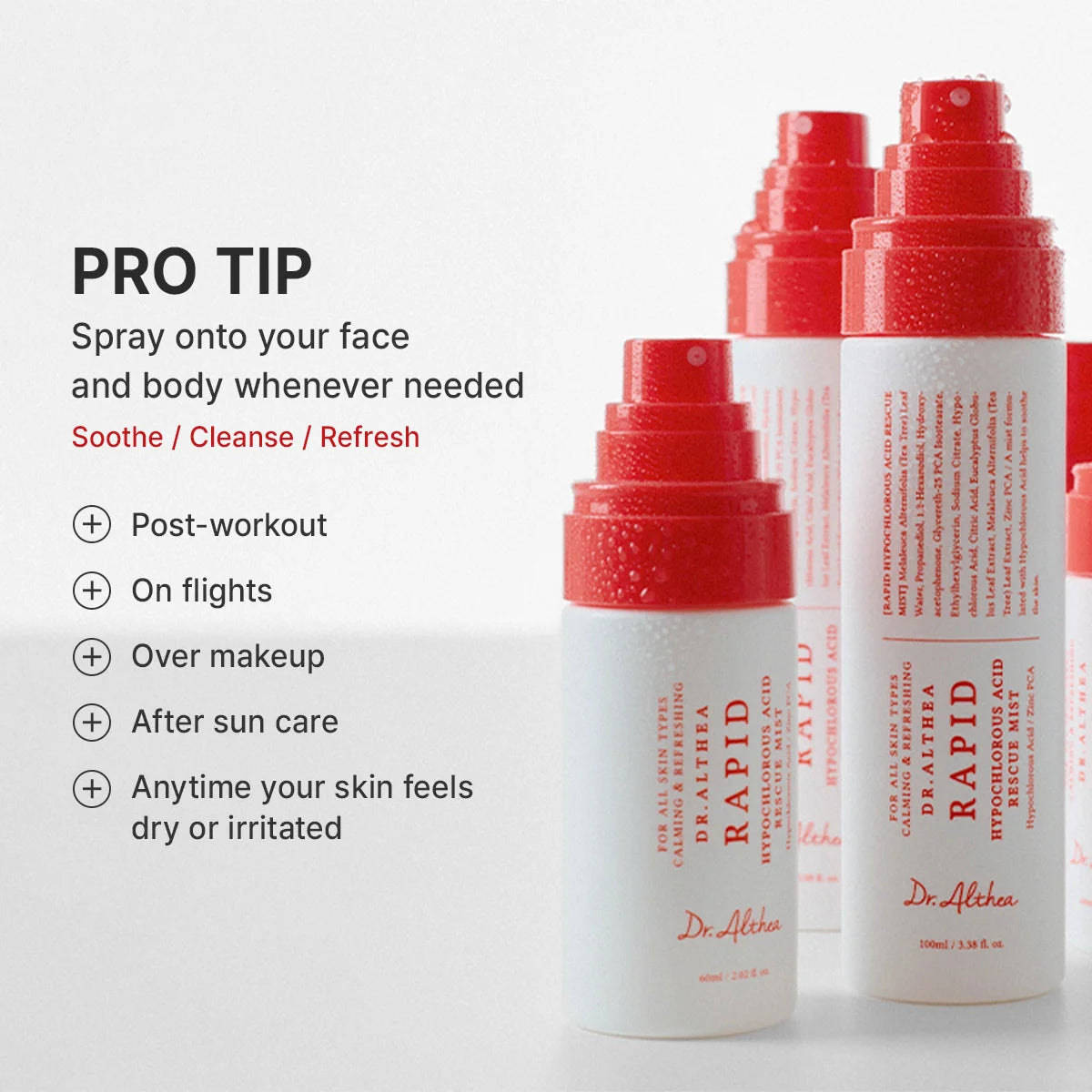 Rapid Hypochlorous Acid Rescue Mist