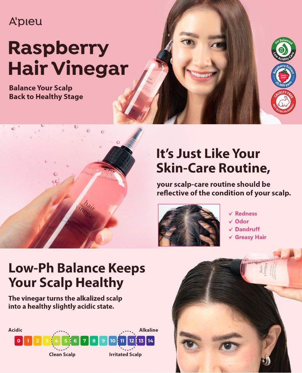 Raspberry Hair Vinegar [200ml]