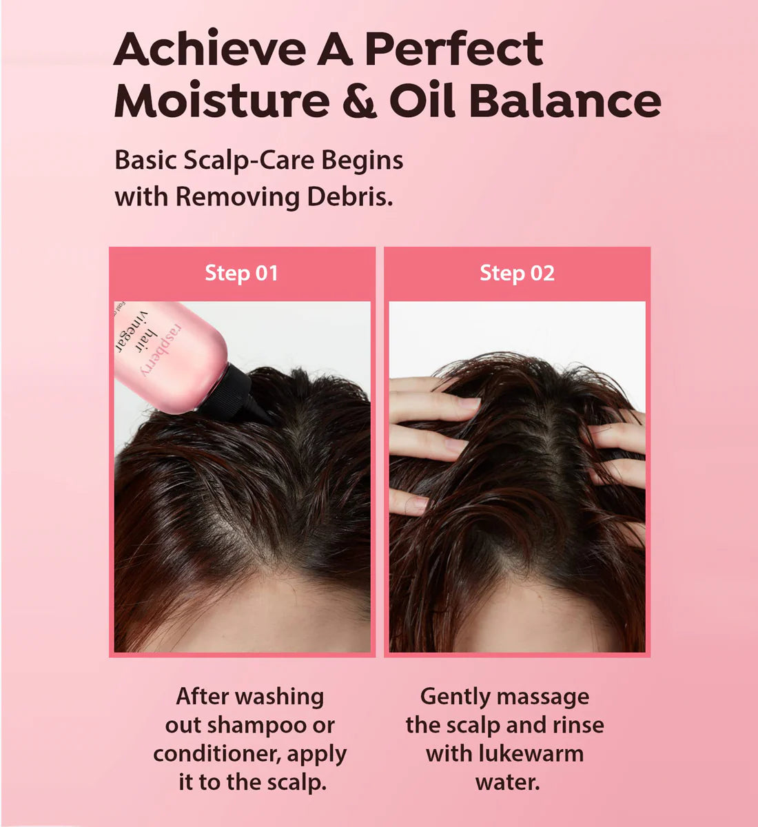 Raspberry Vinegar Hair Shampoo [500ml]
