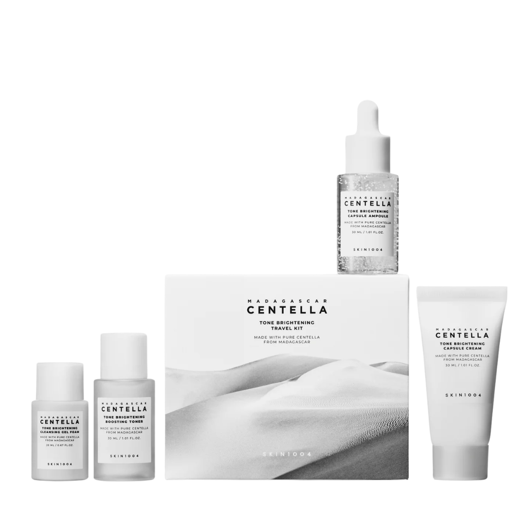 Madagascar Centella Tone Brightening Travel Kit [4pcs]