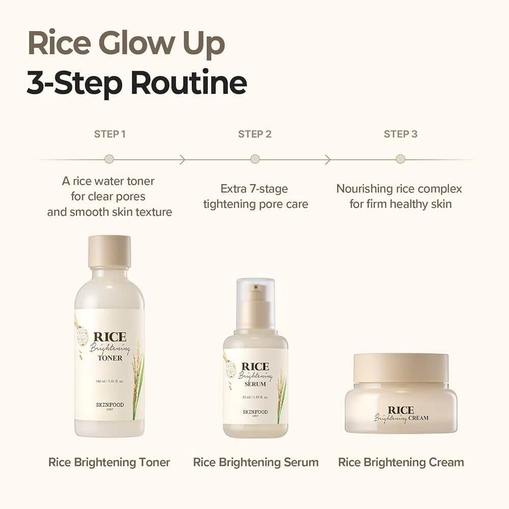 Crème éclaircissante au riz [60 ml]