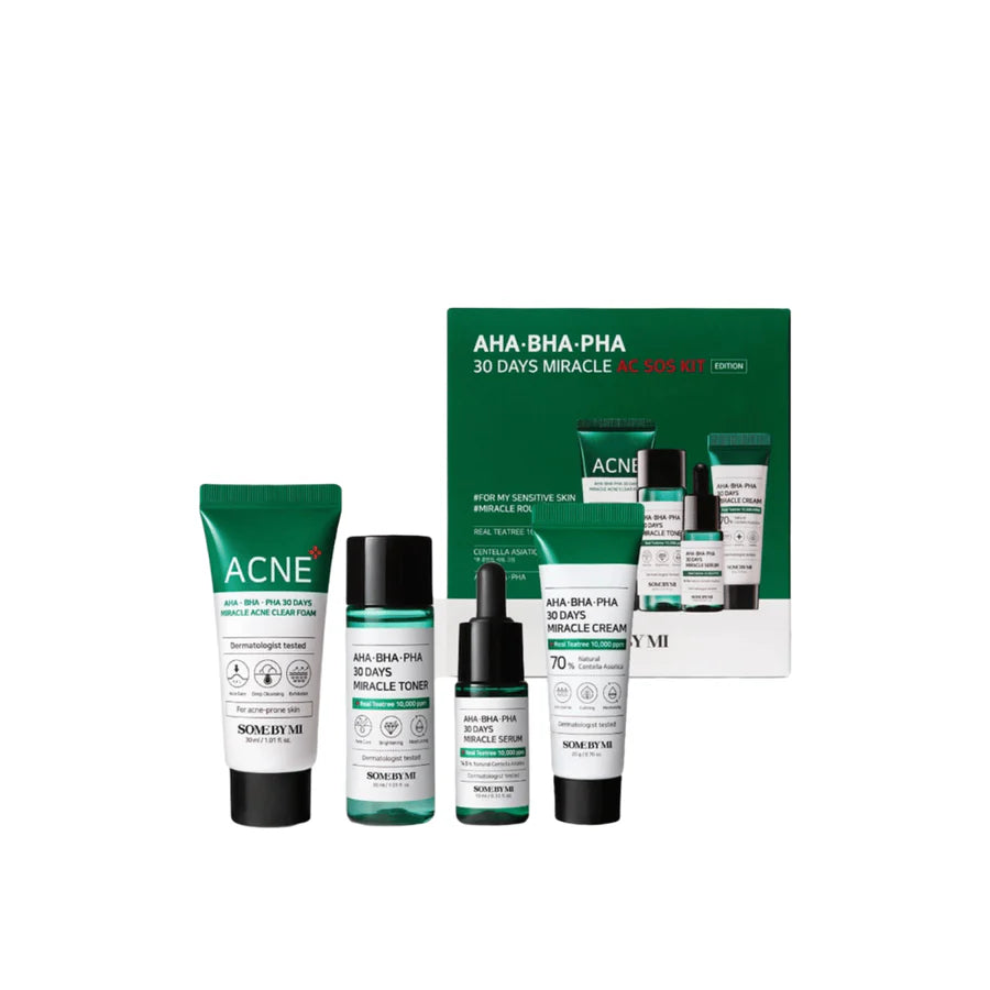 AHA, BHA, PHA 30 Days Miracle AC SOS Kit
