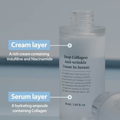 Deep Collagen Anti-wrinkle Cream In Serum [30ml]