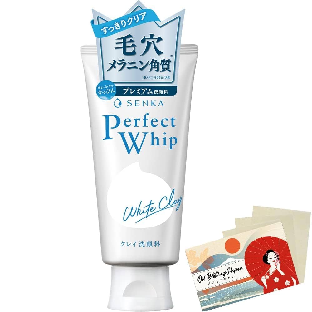 [Shiseido] Senka Perfect Whip White Clay Face Foam [120ml]