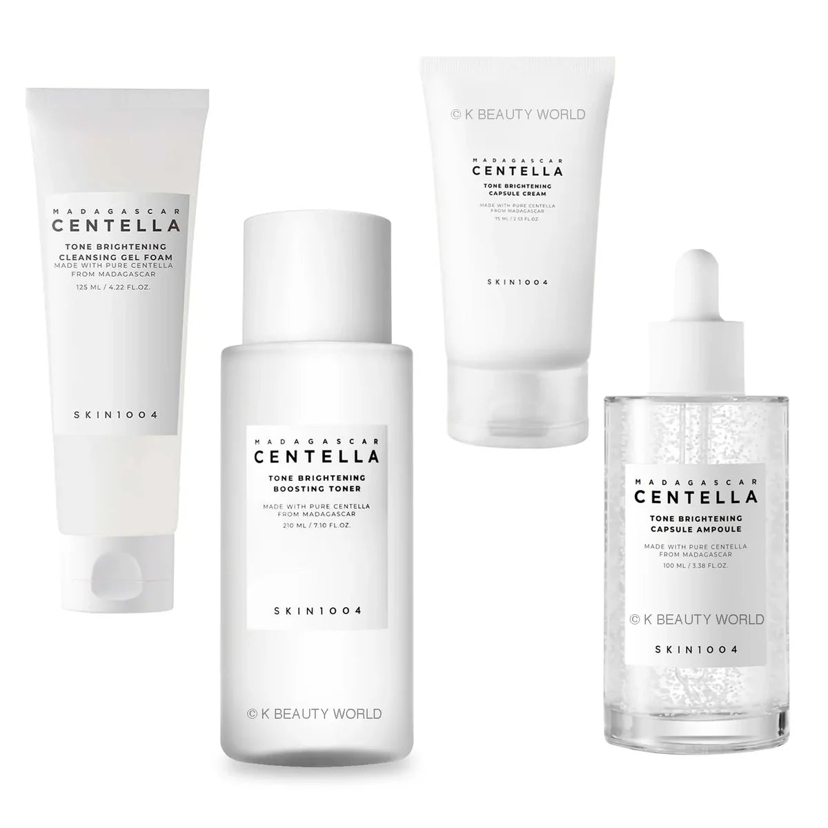 Madagascar Centella Tone Brightening Travel Kit [4pcs]