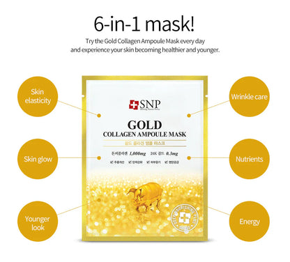 Masque Ampoule Or Collagène [10 unités]