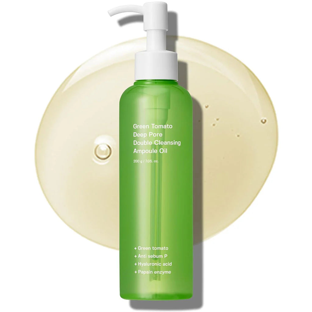 Green Tomato Deep Pore Double Cleansing Ampoule Oil [200g]
