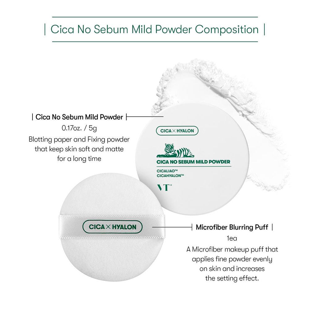 Cica No Sebum Mild Powder [5g]