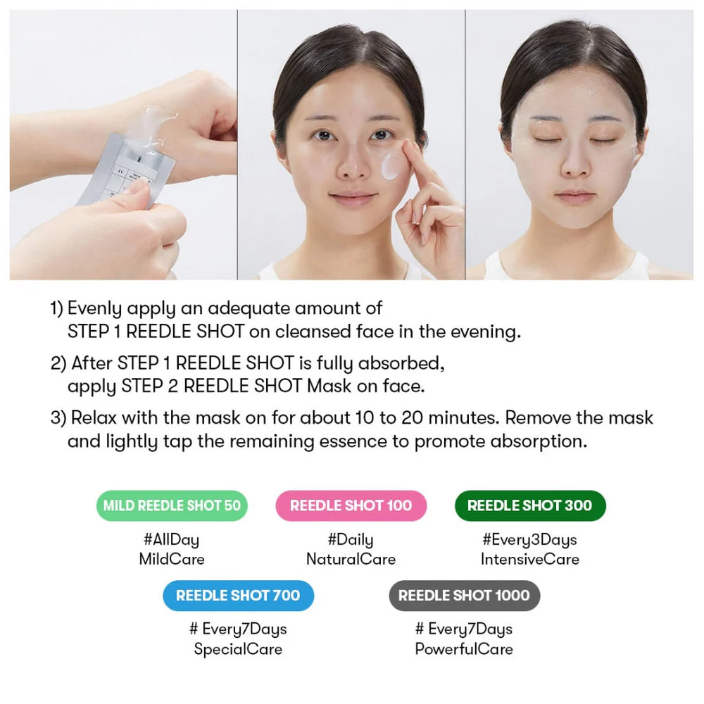 Reedle Shot 100 2 Step Mask [1.5g + 25g]