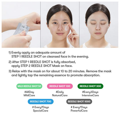Reedle Shot 100 2 Step Mask [1.5g + 25g]