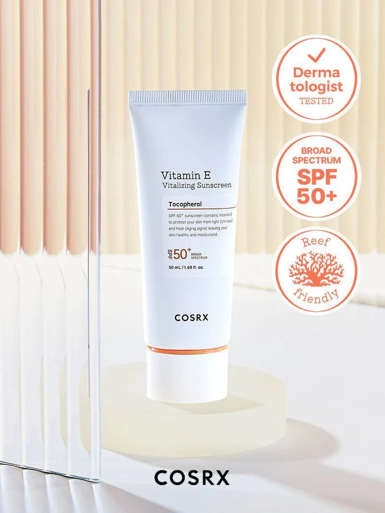 COSRX Vitamin E Vitalizing Sunscreen | Buy Korean Sunscreen