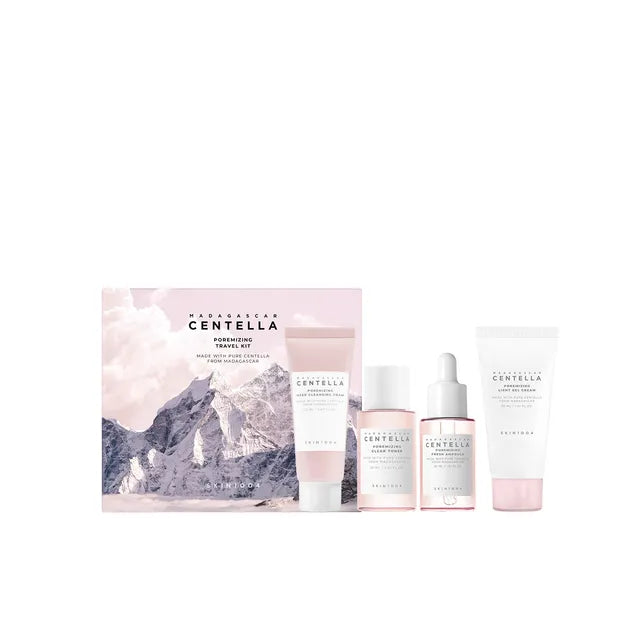 Madagascar Centella Poremizing Travel Kit [4pcs]