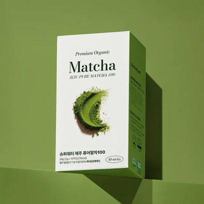 Super Water Jeju Pure Matcha 100 [2g x 10 sticks]