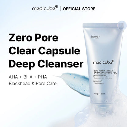 Zero Pore SA Clear Capsule Cleansing Foam [120g]
